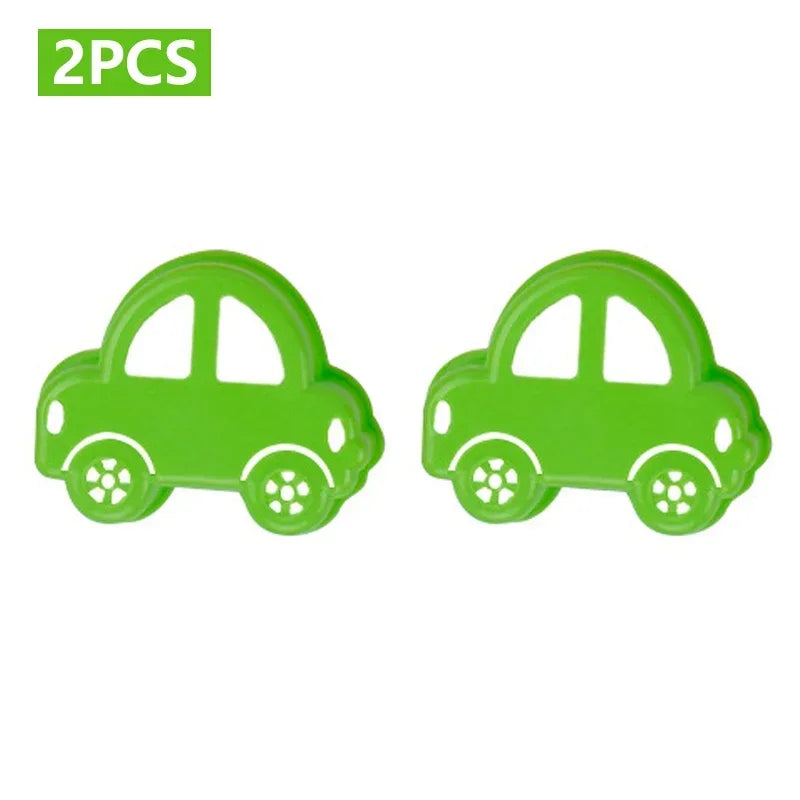 2Pcs Sandwich Mould Bear Cat Rabbit Car Shaped Bread Mold Cake Biscuit Embossing Device Crust Cookie Cutter Baking Pastry Tools